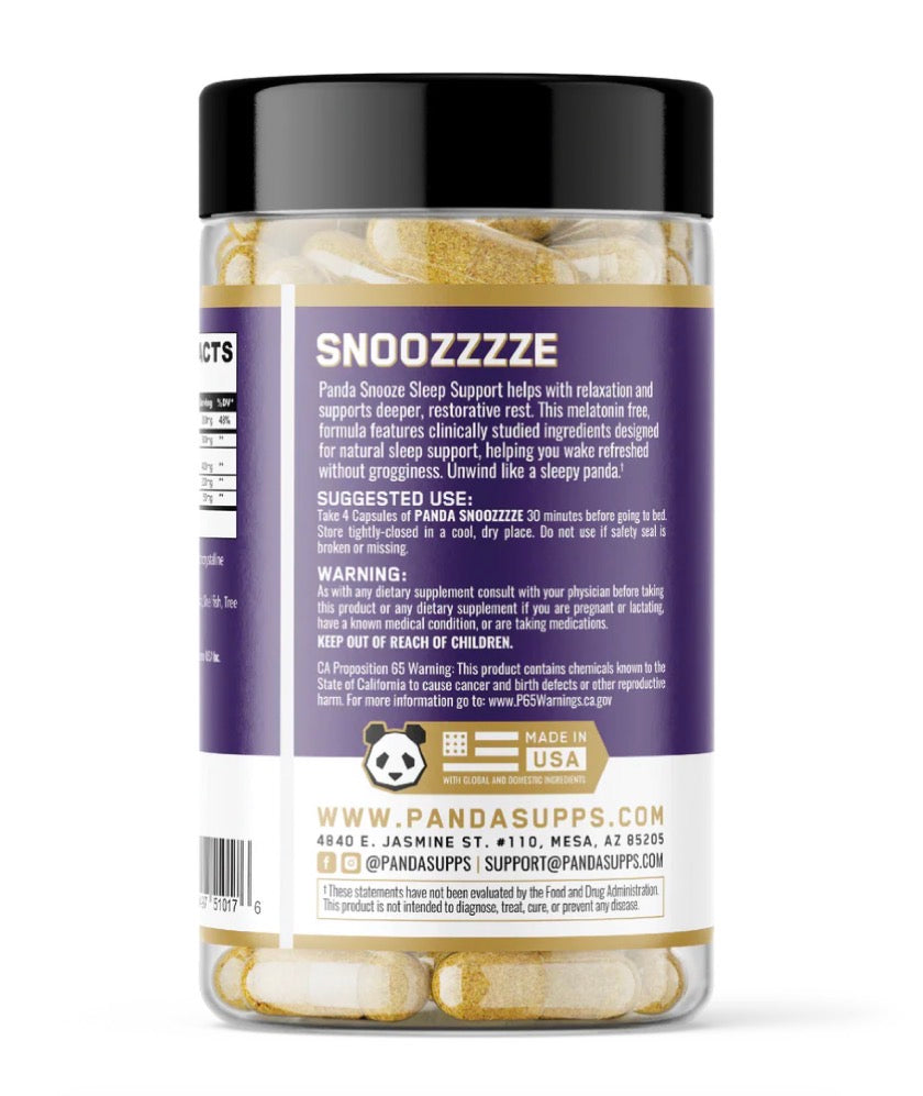 PANDA SNOOZZZZE SLEEP SUPPORT - 120 CAPSULES