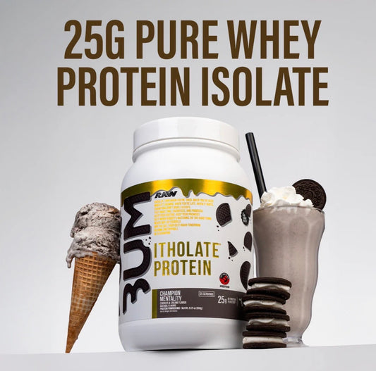 PROTEINA ISOLADA RAW CHAMPION MENTALITY - 900G