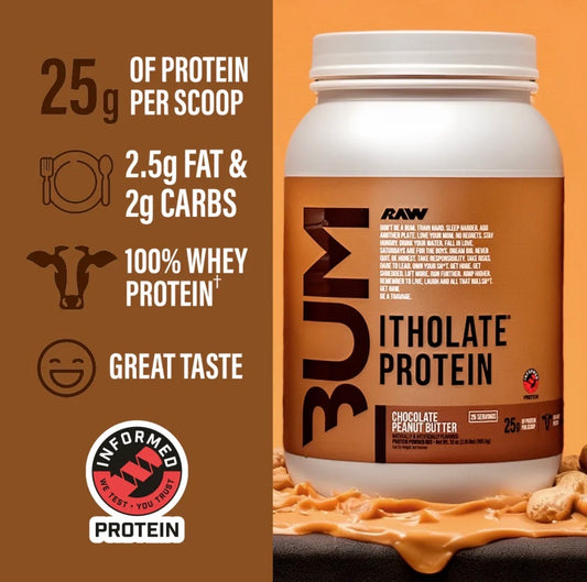 PROTEINA ISOLADA RAW CHOCOLATE COM AMENDOIM - 992G