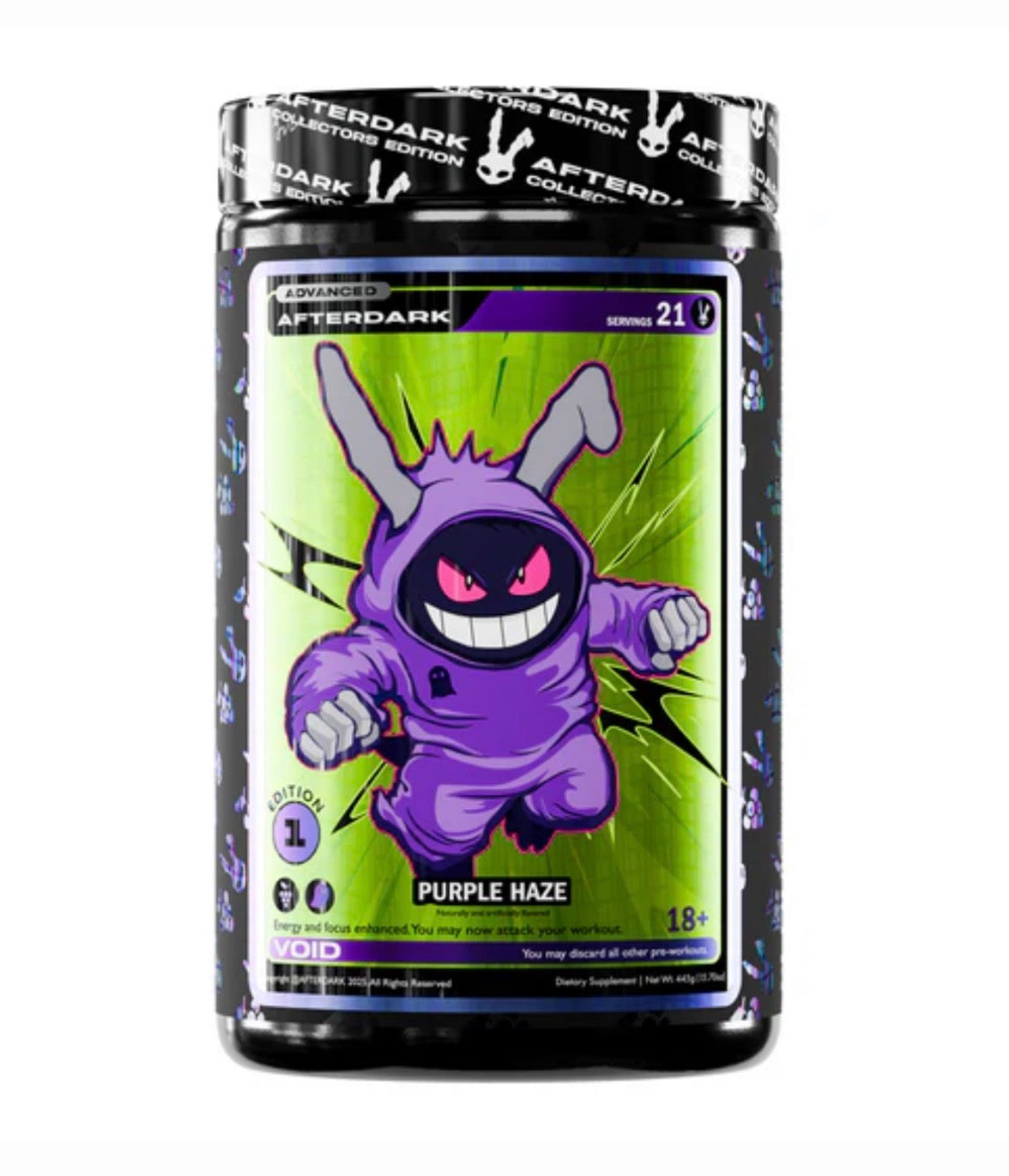 PRÉ TREINO AFTERDARK INHUMAN 454G