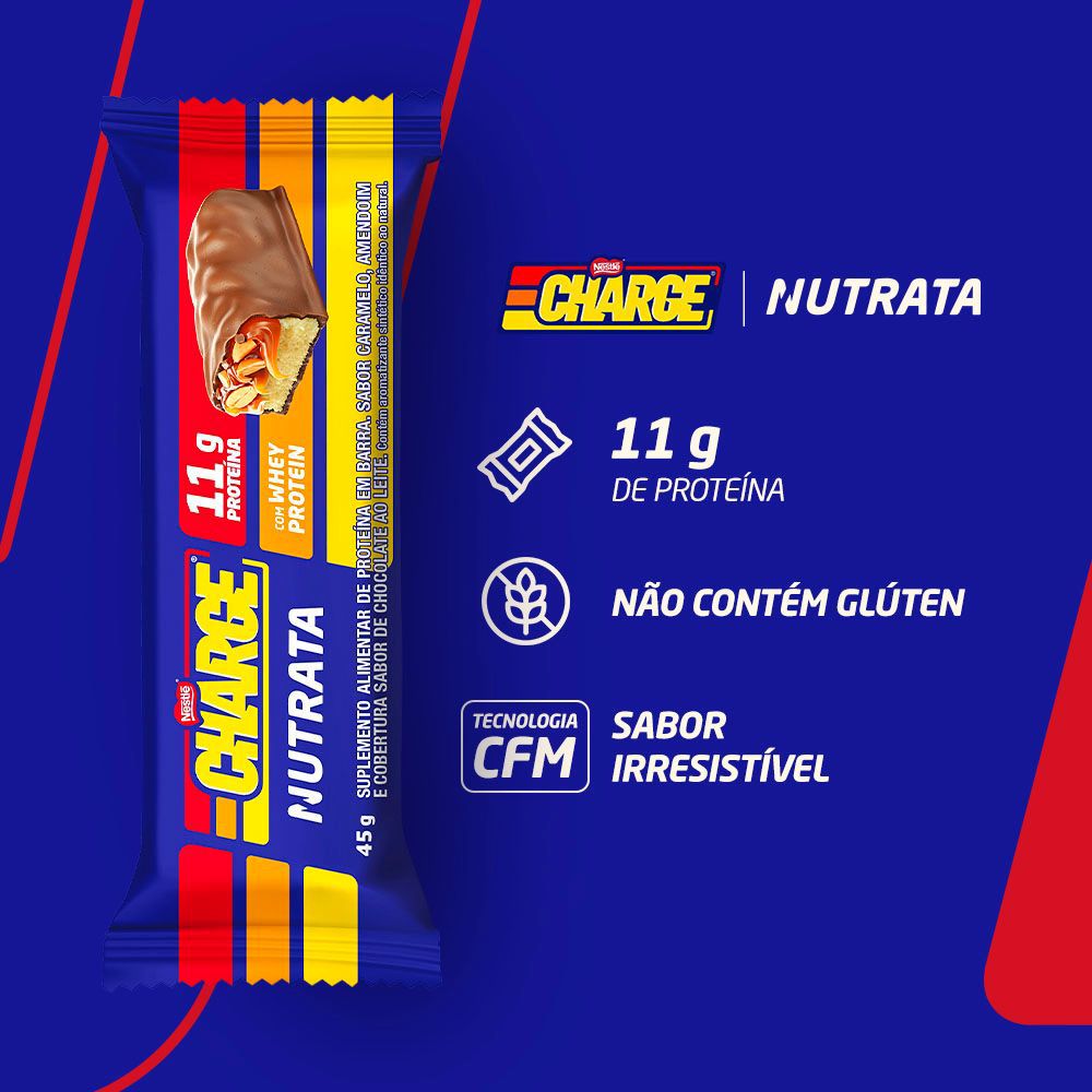 BARRA DE PROTEINA CHARGE - 45G