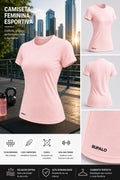 CAMISAS FEMININA DRYFIT ROSA