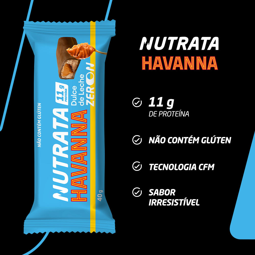 BARRA DE PROTEINA HAVANNA ZERO AÇÚCAR - 40G