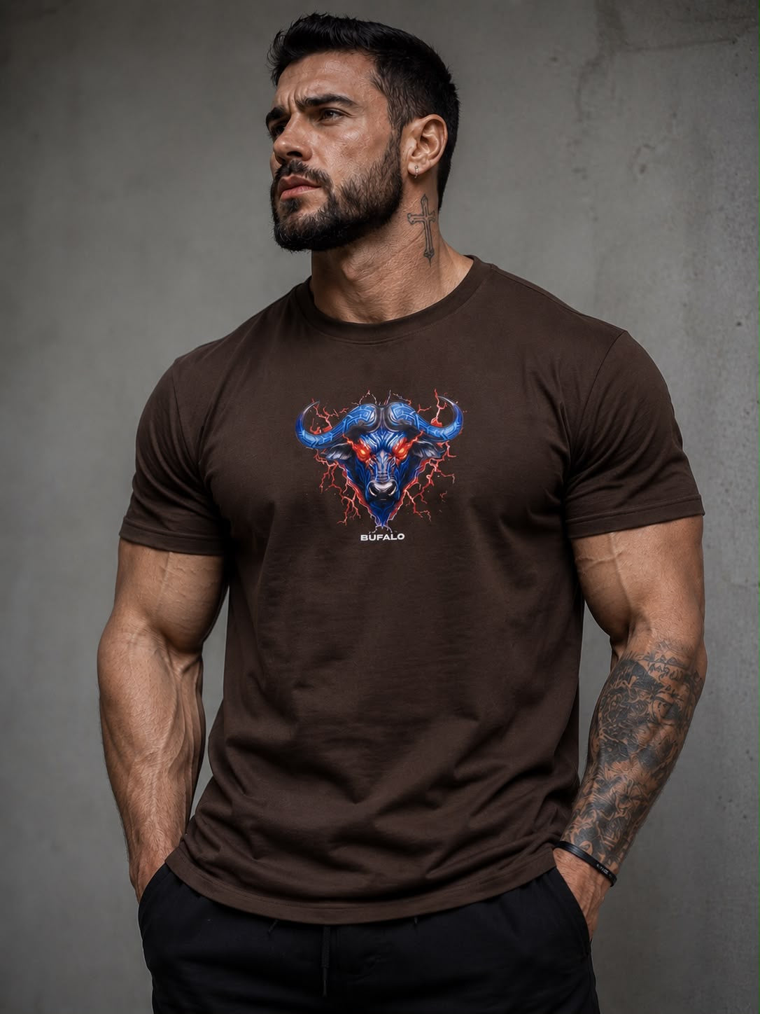 CAMISA OVERSIZED MARROM